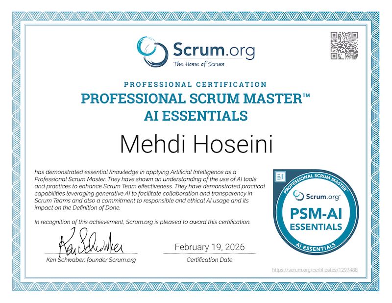 PSM-AI Essentials Certificate